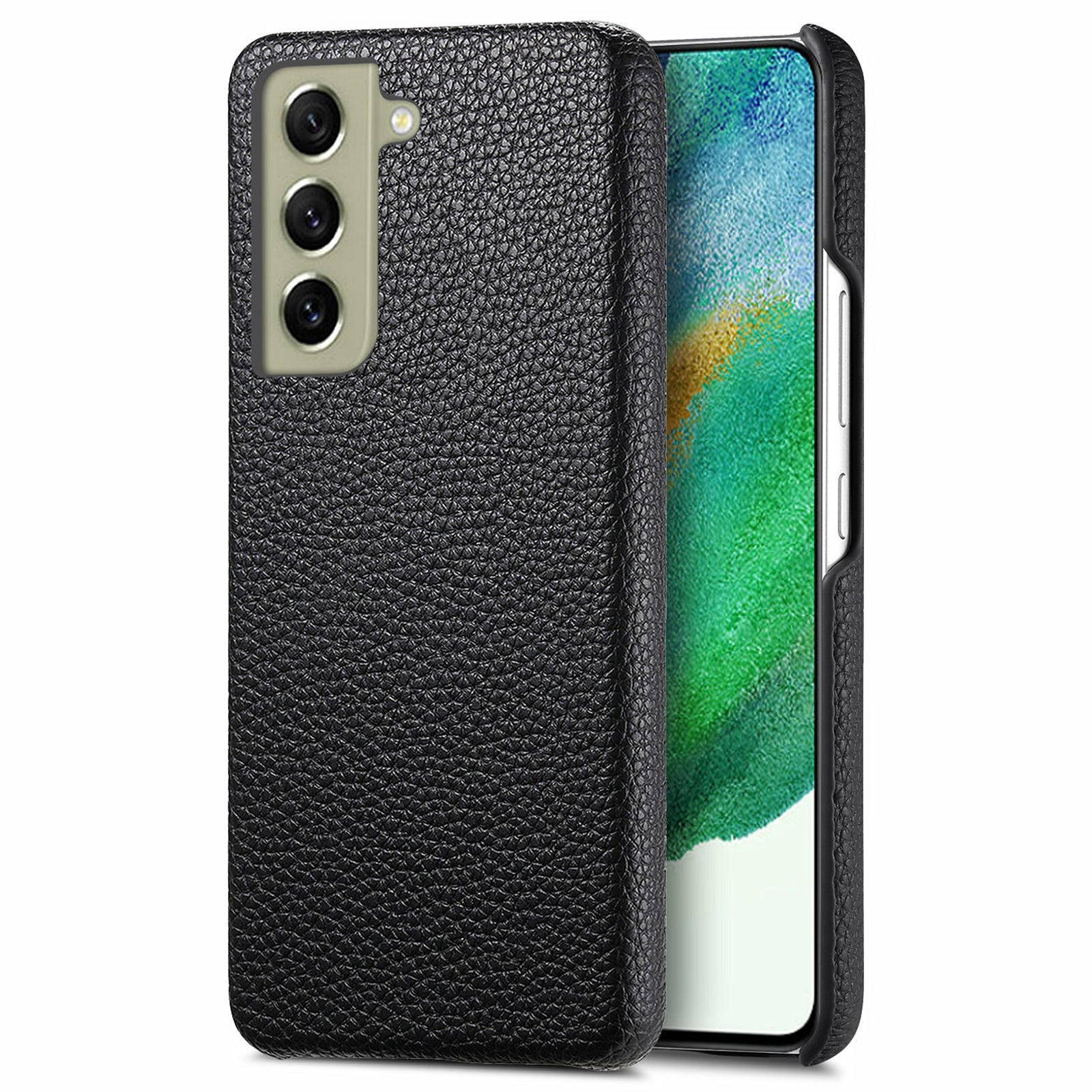 Y1 For Samsung Galaxy S21 FE 5G Case Anti-Scratch Litchi Texture PU+PC Phone Cover Y1 For Samsung Galaxy S21 FE 5G Case Anti-Scratch Litchi Texture PU+PC Phone Cover